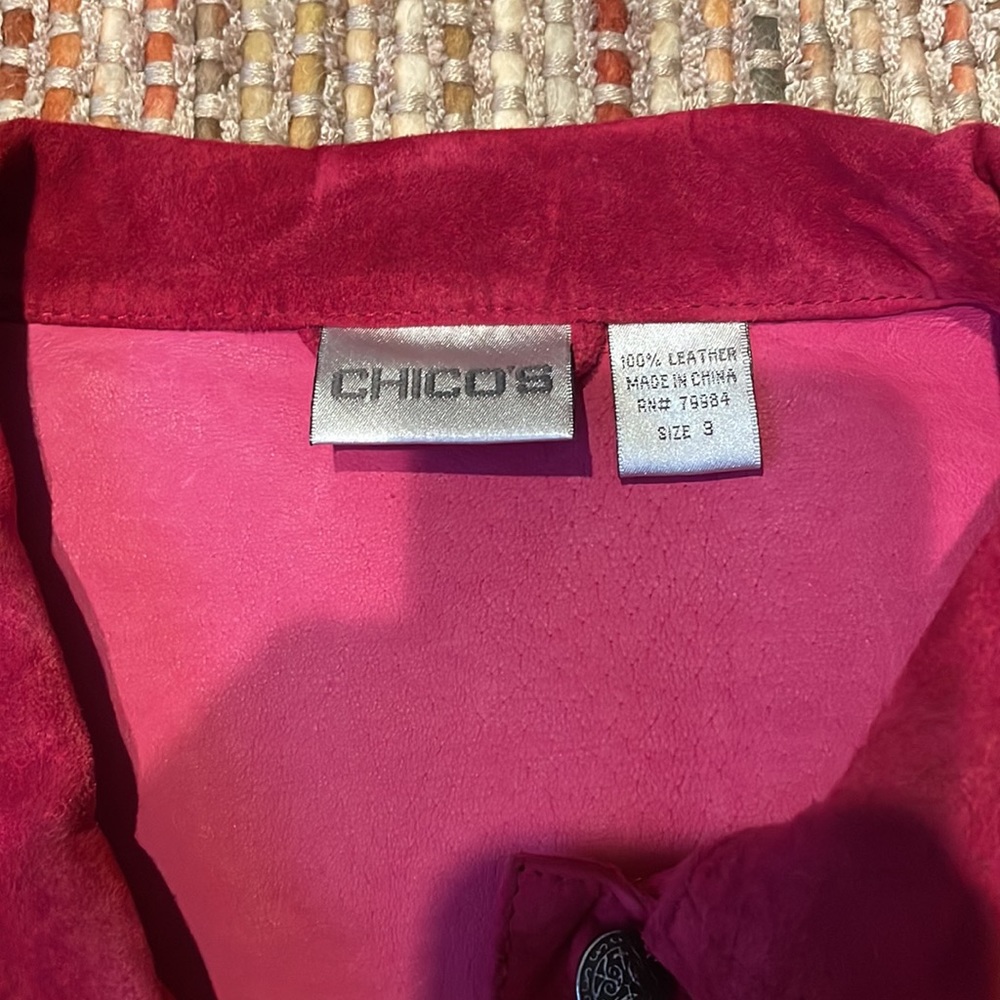 Chicos Red Jacket - image 2